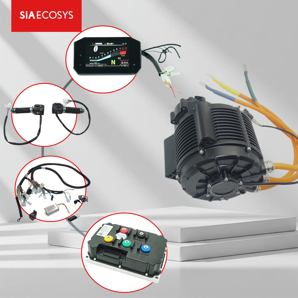 QSMOTOR QS165 60H 12000W V3 72 - đánh giá và giá Fardriver Nd72850 Controller