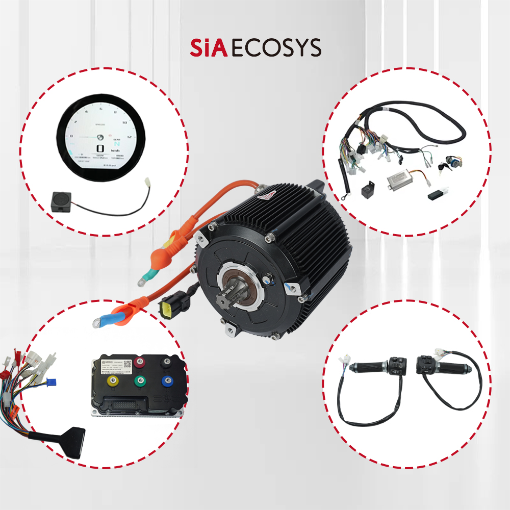 SiAECOSYS D133A-65 5000W 72V M - đánh giá và giá Mid Drive Motor Kit 72V 5000W