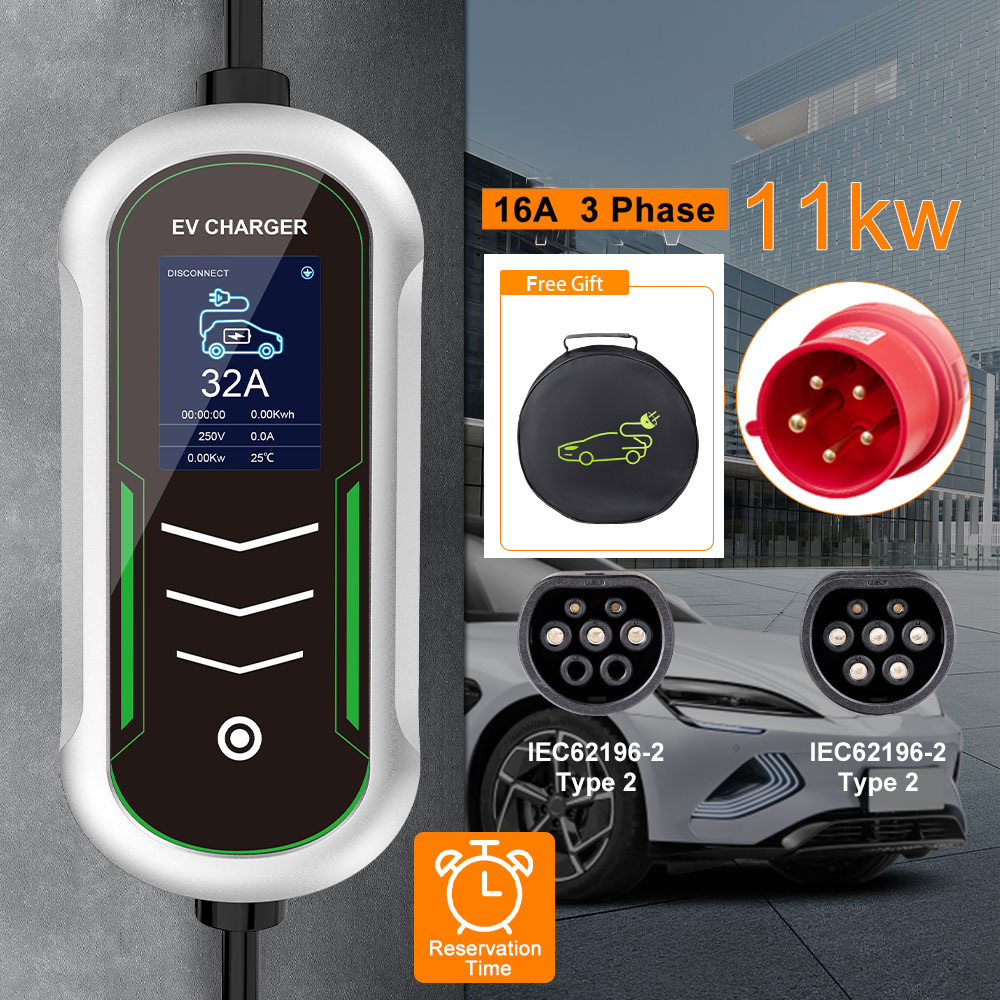 IPENGEN 11KW EV Portable Charg - đánh giá và giá Type 2 Portable Ev Charger 11Kw Cee
