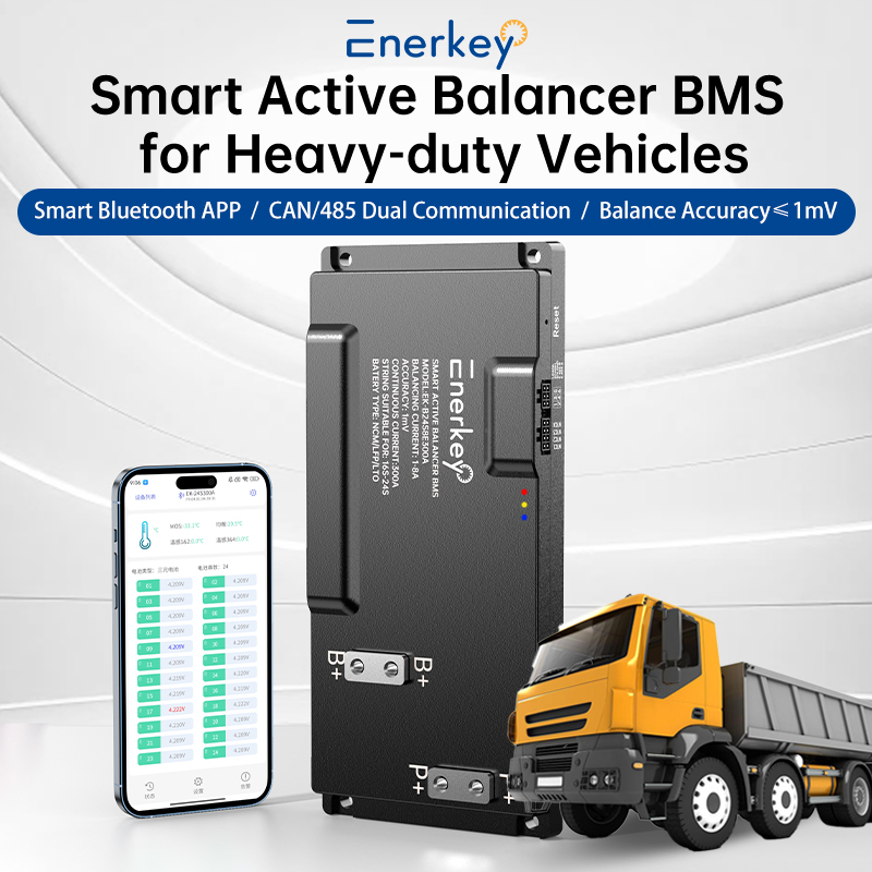 Enerkey Smart BMS 16S-24S 200A - đánh giá và giá Smart Bms 24S 200A Bluetooth Lifepo4