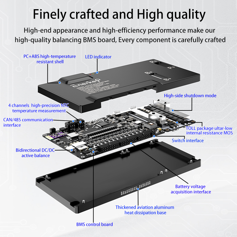 Enerkey Smart BMS 16S-24S 200A - đánh giá và giá Smart Bms 24S 200A Bluetooth Lifepo4