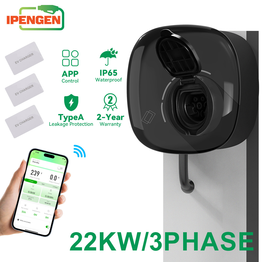 IPENGEN 22KW Type2 EV Charger  - đánh giá và giá Ev Charger Type 2 22Kw 32A 3 Phase
