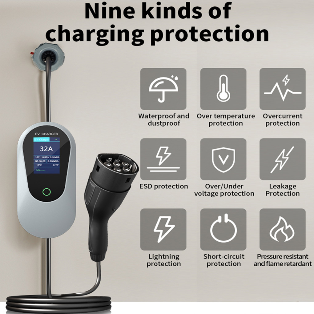 Type-2 Portable EV Charger 22K - đánh giá và giá Ev Charger Type 2 22Kw 32A 3 Phase