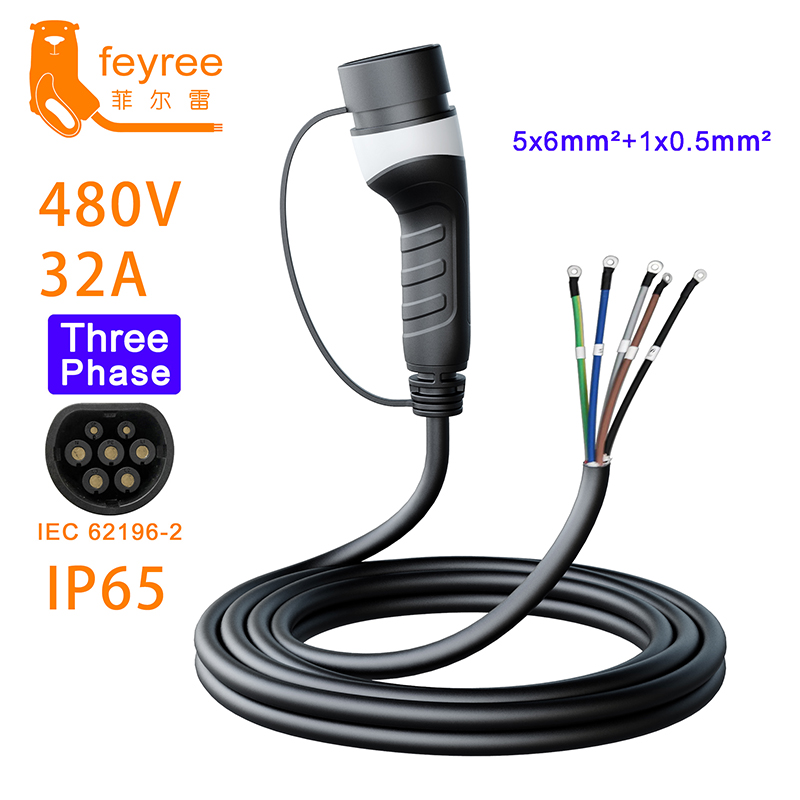 Feyree 3Phase for Electric Veh - đánh giá và giá Ev Charger Type 2 22Kw 32A 3 Phase