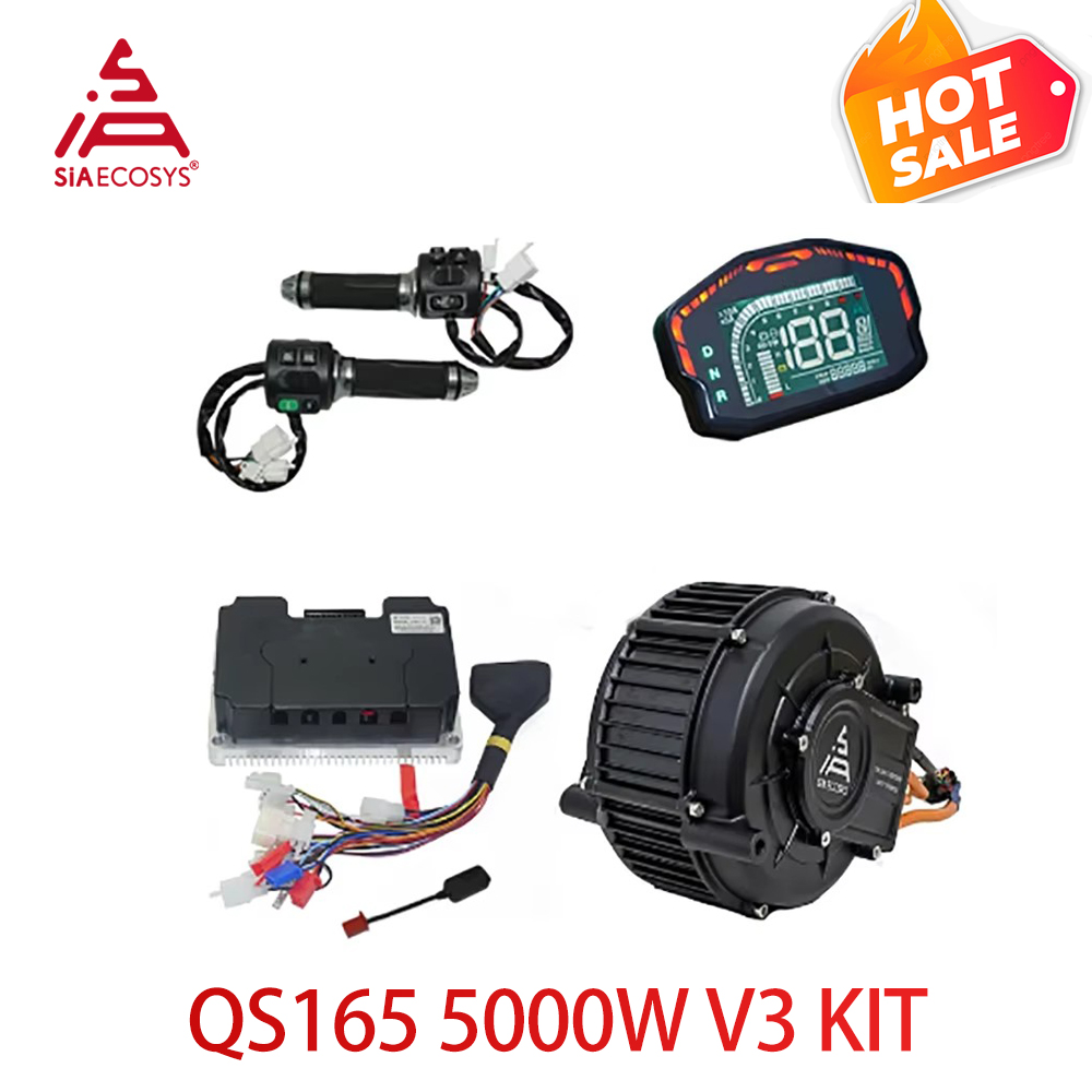 QS165 V2 5000W 72V Mid Drive M - đánh giá và giá Mid Drive Motor Kit 72V 5000W