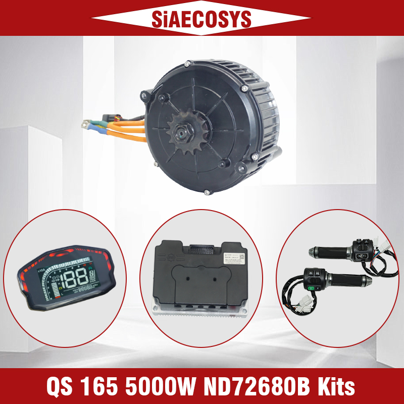 QS MOTOR QS165 V2 5000W 72V 35 - đánh giá và giá Mid Drive Motor Kit 72V 5000W