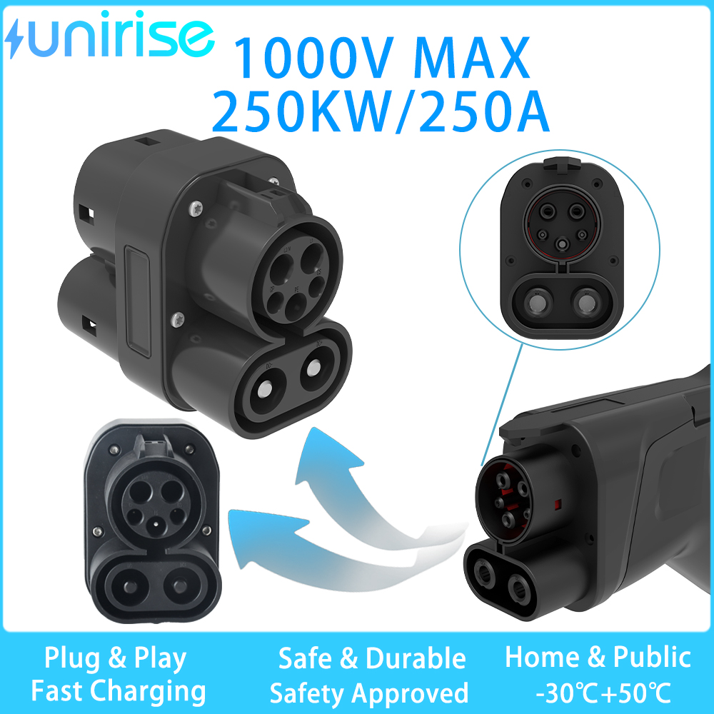 EV Charger Adapter CCS1 to CCS - đánh giá và giá Ccs2 Fast Charging Socket 250A