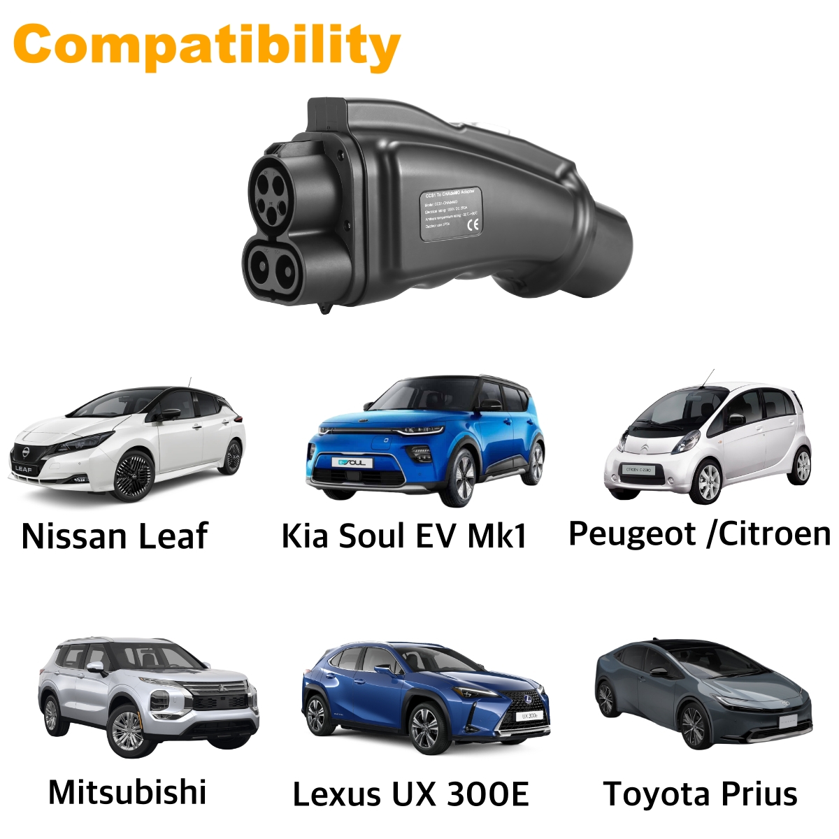 EVcharger4U CCS1 to CHAdeMO 10 - đánh giá và giá Chademo To Ccs Combo 1 Adapter